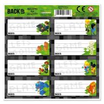 Opakowanie Nalepki na zeszyty BackUp 5A 61 (25szt) DERFORM