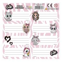 Opakowanie Nalepki na zeszyty Best Friend (25szt) DERFORM