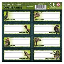 Opakowanie Nalepki na zeszyty Dinozaur (25szt)