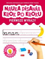 Okładka książki Nauka pisania krok po kroku.Pierwsze wyrazy