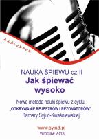 Okładka książki Nauka śpiewu cz.2 Jak śpiewać wysoko Audiobook