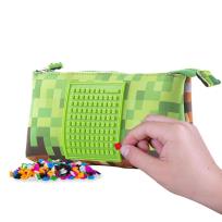 Opakowanie Neoprenowy piórnik na suwak z zielonym panelem