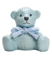 Opakowanie Niebieska skarbonka miś 12,5 cm SUKI