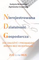 Okładka książki Nierejestrowana Działalność Gospodarcza