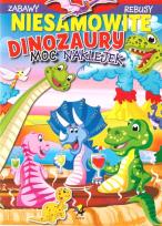 Okładka książki Niesamowite dinozaury. Moc naklejek