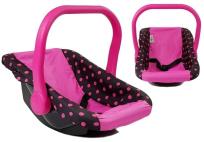 Opakowanie Nosidełko dla lalek Alice czarno- różowe