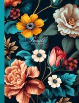 Opakowanie Notatnik 128x165/48K kratka kwiaty FRESH