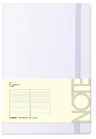 Opakowanie Notatnik A5 96 stron na gumkę biały