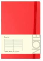 Opakowanie Notatnik A5 96 stron na gumkę czerwony