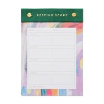 Opakowanie Notatnik biurkowy Game Scorepad - Rainbow