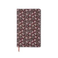 Opakowanie Notatnik Journal 128K linia Burgundy Vintage Flora