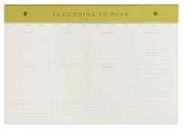 Opakowanie Notatnik na biurko According To Plan