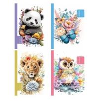 Opakowanie Notatnik ozdobny 105x148/24K gładki mix