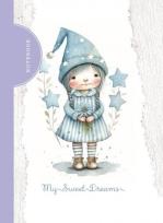 Opakowanie Notatnik ozdobny 105x148/48K kratka TW Wróżka