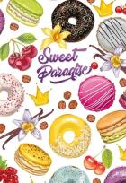 Opakowanie Notatnik ozdobny 128x165/64K linia Słodkości