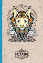 Opakowanie Notatnik ozdobny 143x210/64K kratka Kot Faraon