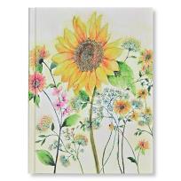 Opakowanie Notatnik Szyty Słonecznik Akwarela Peter Pauper Press