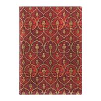 Opakowanie Notatnik w linie Paperblanks Red Velvet Midi Flexi