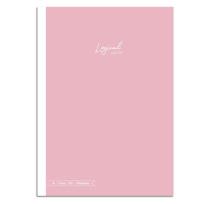 Opakowanie Notatnik z naklejkami B5 linia 7mm różowy