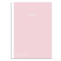 Opakowanie Notatnik z naklejkami B5 linia 7mm różowy