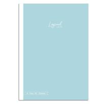 Opakowanie Notatnik z naklejkami B5 linia 7mm zielonkawy