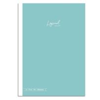 Opakowanie Notatnik z naklejkami B5 linia 7mm zielonkawy