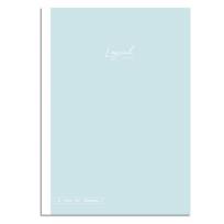 Opakowanie Notatnik z naklejkami B5 linia 7mm zielonkawy