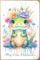 Opakowanie Notatnik140x95/64K kratka Krokodyl FRESH