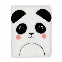 Opakowanie Notes A5/80K kratka Panda pluszowy