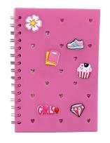 Opakowanie Notes A5/80K z wpinkami różowy STnux