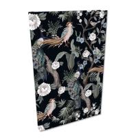 Opakowanie Notes A5 kratka Soft Touch Botanique Pawie