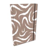 Opakowanie Notes A5 kratka z gumką Soft Touch Maziaje beż