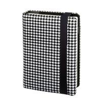 Opakowanie Notes A5 na gumkę kratka biało-czarny NP-25MD