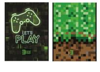 Opakowanie Notes A6/50K kratka mix chłopięcy (10szt)