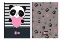 Opakowanie Notes A6/50K kratka mix dziewczęcy (10szt)