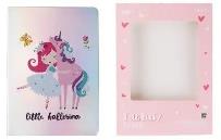 Opakowanie Notes holograficzny balet jednorożec 19x13,5cm