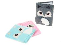 Opakowanie Notes pluszowy 21x15x2cm MIX