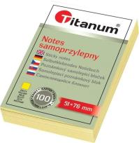 Opakowanie Notes samoprzylepny 51x76mm 100K żółty
