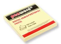 Opakowanie Notes samoprzylepny pastel 75x75mm 100K