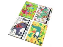 Opakowanie Notes w kratkę 21x15cm mix