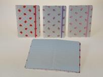 Opakowanie Notes z gumką Truskawka MIX