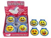 Opakowanie Notesik okragły buźki 8cm (48szt)