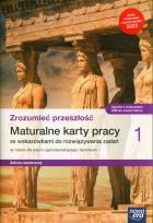 Okładka książki Nowe historia zrozumieć przeszłość karty pracy maturalne 1 liceum i technikum zakres rozszerzony