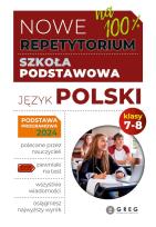 Okładka książki Nowe Repetytorium SP Język polski kl 7-8
