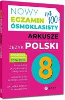 Okładka książki Nowy Egzamin ósmoklasisty J. polski Arkusze