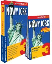 Okładka książki Nowy Jork 3w1: przewodnik + atlas + mapa w.2025