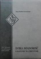 Okładka książki Nowy Testament NPD szary z paginatorami i suwakiem