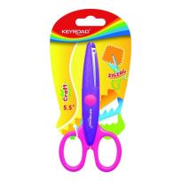 Opakowanie Nożyczki szkolne ozdobne zygzak 13cm MIX