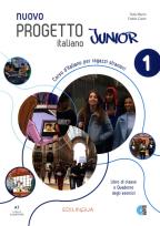 Okładka książki Nuovo Progetto italiano Junior 1 podręcznik + ćwiczenia