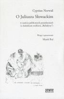 Okładka książki O Juliuszu Słowackim